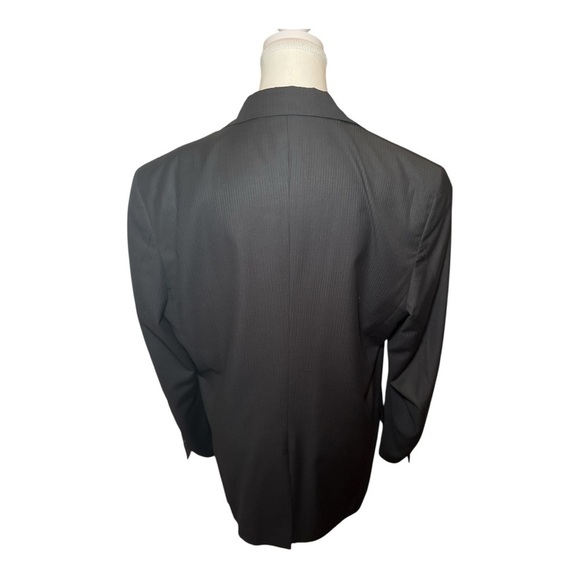 Christian Dior Black Pinstripe Blazer Sport Coat Jacket Men’s 38R IT48 - Picture 2 of 16